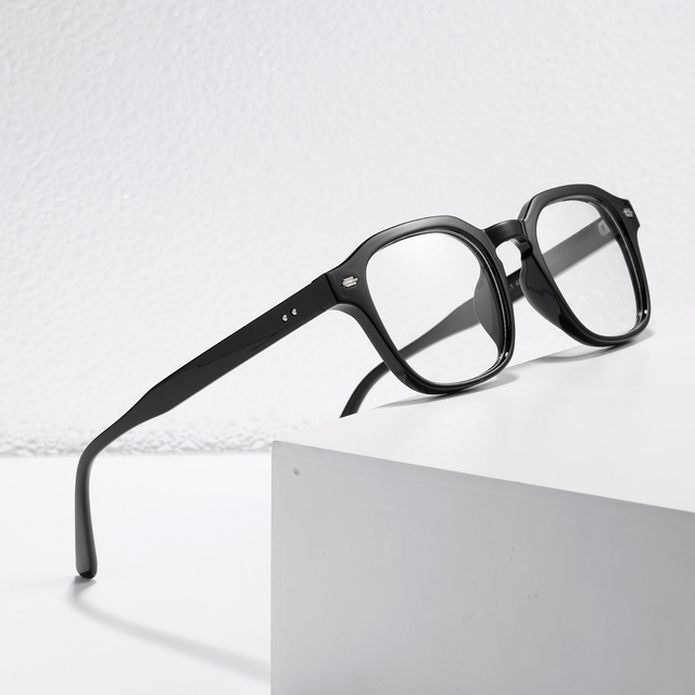 2024 New Arrival PC Women Men Eyeglasses Frame Gradient Square Modern Glasses Frame for Girls