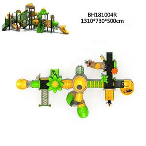 Chất Lượng Cao Nhựa Trượt Cho Trẻ Em Ngoài Trời Playhouse An Toàn Sân Chơi Thiết Bị Tập Thể Dục Cho Trường Tiểu Học Trẻ Em - Product Image 2