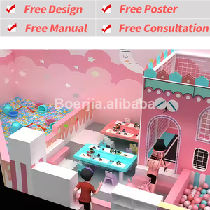 Equipo de Juegos Infantiles Temático de Fantasía para Interiores con Tobogán de Castillo Suave y Bosque Mágico para Zonas de Cuentos en Centros Comerciales - Product Image 2