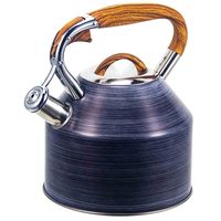 3.5 litres yourte forme alliage de zinc et nylon poignée à ouverture automatique cuisinière à induction et cuisinière à gaz utiliser une bouilloire sifflante en acier inoxydable