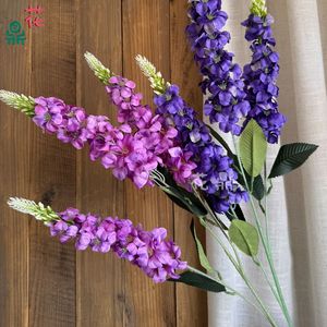 Venta directa de fábrica de flores artificiales de seda tipo snapdragon para decoraciones de bodas y festividades. - Product Image 3