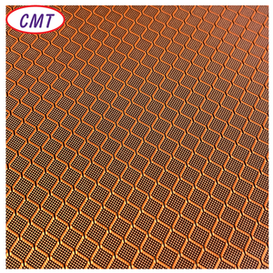 Tissu Oxford en polyester à motif losanges orange, conforme à la réglementation européenne <span class=keywords><strong>REACH</strong></span> (CE) n° <span class=keywords><strong>1907</strong></span>/<span class=keywords><strong>2006</strong></span> sur la teneur en Cd, conforme pour les trousses d'urgence - Product Image 1