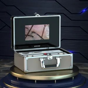 جهاز محمول للعناية بالبشرة مع شاشة 9 بوصة لاختبار مسام البشرة وحب الشباب