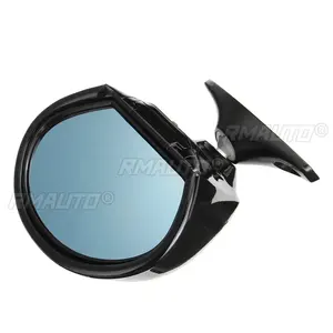 Nuevo Par de Espejos Retrovisores Universales Negros para Automóvil, Espejo Retrovisor Lateral para Puerta, Espejo Retrovisor para Benz, BMW, Ford - Product Image 4