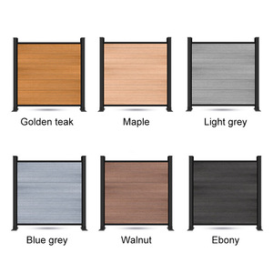 Panneaux de clôture de jardin modernes en WPC avec design de co-extrusion 3D, écologiques, faible <span class=keywords><strong>entretien</strong></span>, tailles personnalisées, service de modélisation 3D - Product Image 3