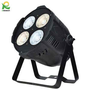 Redsun 200W RGBW Aluminium LED <span class=keywords><strong>Disco</strong></span> Spotlights DMX 512 IP20 Activé par le son Silencieux Par Can Stage Lights - Product Image 1