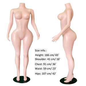 매력적인 여성 전신 마네킹 섹시한 소녀 플러스 사이즈 큰 가슴 엉덩이 마네킹 수영복 비키니 팬티 비치웨어 머리없는 마네킹 - Product Image 2