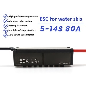 Controlador de Velocidad Electrónico (ESC) sin Sensor, Impermeable, de Alta Corriente, 5-14S 80A, para Tabla de Surf Eléctrica Efoil - Product Image 3