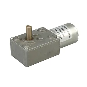 6V 12V 24V कीड़ा गियर डीसी मोटर 3000RPM कीड़ा गियरबॉक्स 370 मोटर कमी कम गति