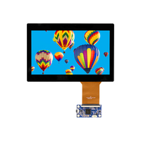 Panel Táctil Capacitivo Multitáctil Flexible de 7 Pulgadas con Soporte para 10 Puntos, Compatible con Windows/Android/Linux