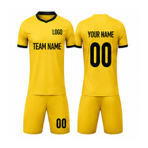 New Style Custom Men's <b>Soccer</b> Jersey Short Sleeve V-neck Moisture Wicking Team Name Number Football Uniform Adult All Seasons - Product Image 2