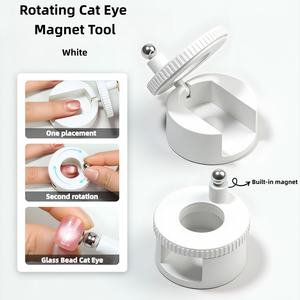 360 °   Outil magnétique rotatif pour nail art œil de chat - Bâtonnet magnétique professionnel œil de chat avec perles de verre et forte force magnétique - Product Image 6