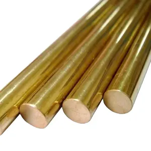 C38000 C36000 Soild Copper Brass Bar Brass Round Rod Price Per Kg Copper Alloy Bars