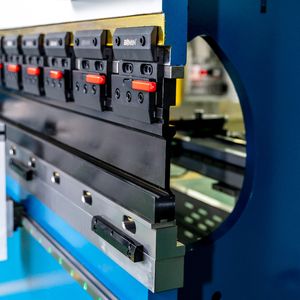 Machine de pliage synchronisée CNC entièrement automatique hydraulique Système <span class=keywords><strong>DA</strong></span>-<span class=keywords><strong>58T</strong></span> <span class=keywords><strong>Delem</strong></span> 130T 4100 Aluminium 15 Boîte Moteur Engrenage - Product Image 2