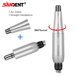 Pieza de mano para profilaxis dental 360 °   Cono de punta recta giratorio 4:1 con motor neumático de 4 orificios para pulido dental de alta velocidad - Product Image 3