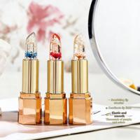 Huile à lèvres hydratante et réparatrice à l'or et aux pétales, atténue les ridules, non collante, gloss à lèvres changeant de couleur, marque privée