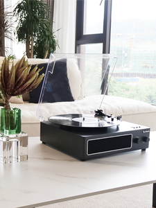 Transmisores <span class=keywords><strong>Bluetooth</strong></span> de alta calidad y grabación USB LP vinilo gramófono tocadiscos Tocadiscos - Product Image 6