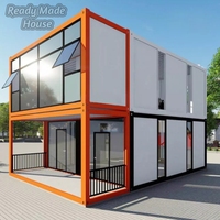 Maison modulaire préfabriquée en Chine, 3 chambres, prête à l'emploi, kit de maisonnette modulaire, maison conteneur à vendre