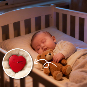 Módulo de Sonido de Latidos del Corazón para Calmar a Bebés, para Peluches con Temporizador, Ayuda para Dormir a Bebés que Lloran - Product Image 1