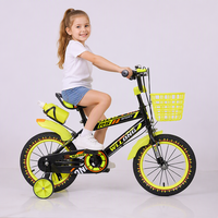 Vélo BMX léger pour filles 12/16 pouces, simple vitesse, fourche en acier, frein à disque standard, pour l'entraînement, dès 5 ans