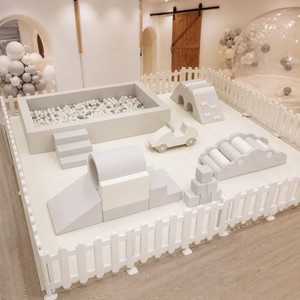 Area Gioco Modulare OEM in Pelle PU e Peluche, Piscina di Palline Morbida, Area Gioco <span class=keywords><strong>Mobile</strong></span> per Bambini, Idee Commerciali per Aree Gioco - Product Image 1