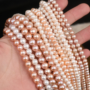 <strong>2mm</strong> 5mm 6mm 7mm Round Highlight 100% Natural Freshwater <strong>Pearl</strong> Necklace Jewelry <strong>Pearl</strong> Strands of <strong>Fresh</strong> <strong>Water</strong> <strong>Pearls</strong> - Product Image 3