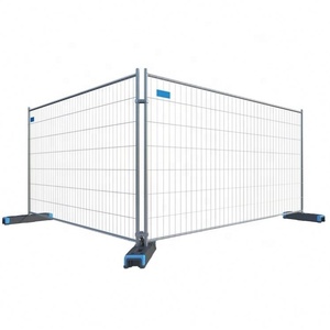 Supports en béton Clôture de palissade de <span class=keywords><strong>chantier</strong></span> extérieure robuste Clôture de construction temporaire à bas <span class=keywords><strong>prix</strong></span> - Product Image 1