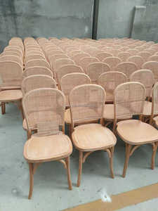 Chaise commerciale OKBUY en bois courbé, mobilier d'hôtel, dossier en rotin tressé à la main, design moderne en forme de canne courbée, couleur personnalisée, traditionnelle - Product Image 3