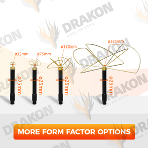 Cảnh sát Baton hình 3dBi Jammer sợi thủy tinh ăng ten 50W-200W RF khuếch đại công suất 1500-1600MHz Dải tần số cho truyền thông - Product Image 4