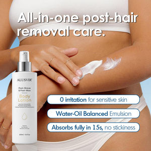 <span class=keywords><strong>Lotion</strong></span> Corporelle Apaisante et Hydratante Naturelle Sous Marque Blanche pour Peaux Irritées, Anti-Poils Incarnés, Soin Corporel Inhibiteur de Croissance des Poils pour Peaux Sensibles - Product Image 4