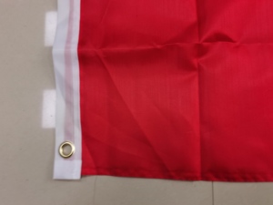 Drapeau <span class=keywords><strong>du</strong></span> pays d'Haïti en polyester 100% bon marché, 3*5 pieds, Amérique <span class=keywords><strong>du</strong></span> <span class=keywords><strong>Nord</strong></span>, ODM/OEM, avec 2 œillets pour la décoration - Product Image 3
