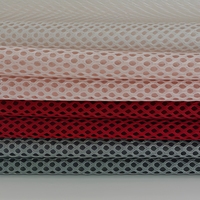 Tissu en maille 3D respirant en gros, maille sandwich, mousse polyester laminée pour la doublure supérieure des baskets