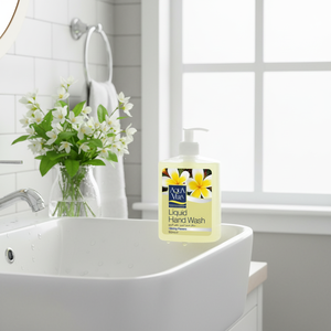 Savon liquide pour les mains AQUAVERA 500ml Formule chimique - Design Fleurs de printemps - Product Image 3