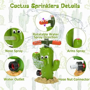 ELI TOYS Vente en gros Arroseur d'<span class=keywords><strong>eau</strong></span> pour jardin d'été Jouet cactus en plastique avec éclaboussures pour enfants de 10 ans et plus - Product Image 4