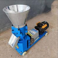 Moulin à granulés d'aliments durable de 300 kg/h, modèle 165, 220V, pour la fabrication d'aliments pour volailles sur petite ferme