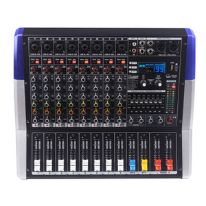 Mezclador Amplificador de Potencia Profesional TF de 4, 6 y 8 Canales, Metálico, 300W x 2, Consola de Mezclas con Reverberación Integrada, MP3, Bluetooth, para Escenario - Product Image 2