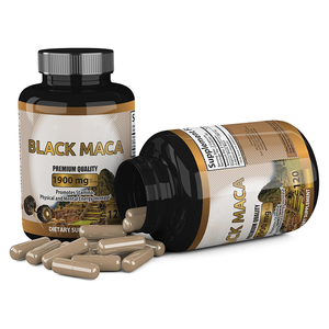 OEM/ODM Private Label Black <span class=keywords><strong>Maca</strong></span> Wurzel kapseln 120 Kappen Flasche für die Gesundheit der Immunität - Product Image 2
