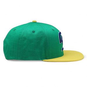 Gorra de Béisbol Deportiva Personalizada, Moderna, con Diseño Dobby, Borde Plano, Logotipo 3D Hip-Hop, 6 Paneles, Visera Plana, Transpirable, de Algodón - Product Image 4