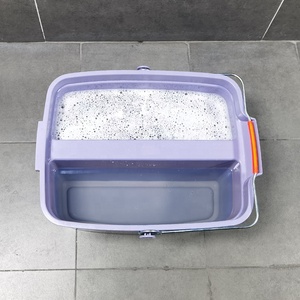 Thương mại tái sử dụng grey bền cửa sổ giẻ lau sàn làm sạch vuông xô no.8403 - Product Image 6