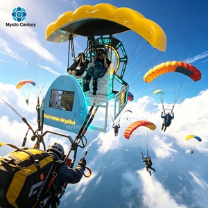 Machine de jeu de parachutisme extrême VR pour deux joueurs - <span class=keywords><strong>Vol</strong></span> aérien palpitant, survolant la mer de nuages - Product Image 3