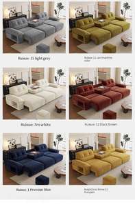 Canapé électrique Shenier - Canapé-<span class=keywords><strong>lit</strong></span> extensible pour salon à <span class=keywords><strong>double</strong></span> usage - Qualité supérieure - Product Image 6