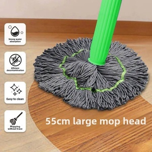 Mopa Metálica Doméstica de Doble Uso para Limpieza de Suelos, Seca y Húmeda, con Cubo de Autolimpieza y Sistema de Lavado sin Manos, Absorbente y Descontaminante - Product Image 6