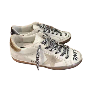 รองเท้าผ้าใบลำลองสำหรับผู้ชายรุ่นท็อปสตาร์รองเท้ากีฬาสไตล์การเดินแบบคาวบอยกับพื้นรองเท้าเป็นยางดูคู่เก่าสกปรก - Product Image 4