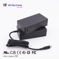 Alimentation à découpage AC/DC 5V 9V 12V 15V 20V 1A 1.6A 36W 45W 100W pour usage médical et de bureau, directement de l'usine