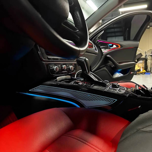 Lumière ambiante de voiture SJC OEM 64 couleurs pour <span class=keywords><strong>Audi</strong></span> A6 C7 S6 <span class=keywords><strong>RS6</strong></span> 2012-2018, accessoires de voiture, décoration intérieure pour mise à niveau - Product Image 4