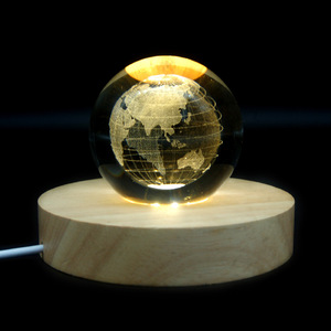 Offre Spéciale boule de verre 3D cristal <span class=keywords><strong>Pikachu</strong></span> Pokeball Led enfants <span class=keywords><strong>veilleuse</strong></span> LED - Product Image 2