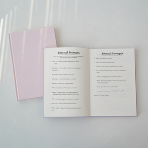 Carnet de notes à couverture rigide en lin avec impression de logo personnalisé Manifestation du bien-être Bonheur Prendre soin de soi A5 <span class=keywords><strong>Journal</strong></span> de rêve - Product Image 1