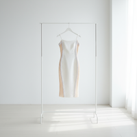 Robes de soirée de luxe, robe blanche en maille perlée pour mariage, robe de soirée sexy longue, parfaite pour les fêtes