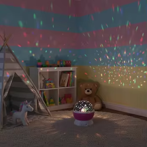 Projecteur d'étoiles, lampe de nuit 3D LED, alimentation USB 5V, <span class=keywords><strong>projection</strong></span> rotative de lune et d'étoiles, décoration de chambre d'enfant, lumière de décoration pour la maison - Product Image 1