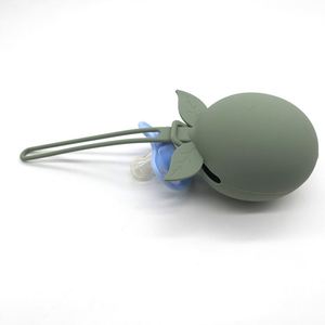 Silicone Pacifier Storage Coin Purse, Food Grade Anti Drop Box, Hanging <b>Rope</b> Pacifier Storage Box, Portable - Product Image 3